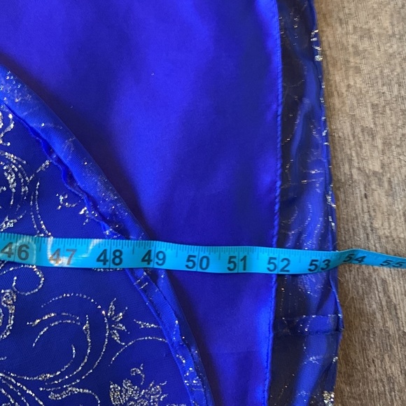 Reign On Blue Glitter Rhinestone Formal Dress - Picture 12 of 15